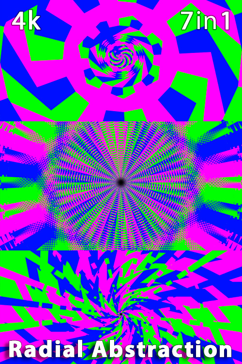 Radial Abstraction 4K (7in1)