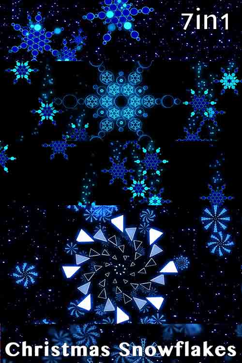 Christmas Snowflakes (7in1)