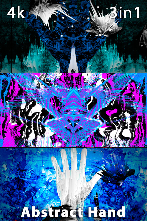 Abstract Hand 4K (3in1)