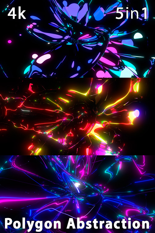Polygon Abstraction 4K (5in1)