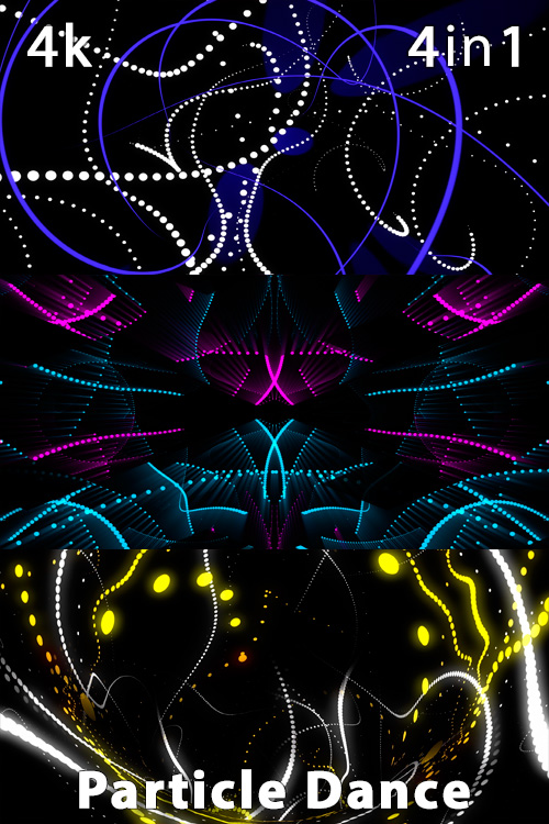 Particle Dance 4K (4in1)
