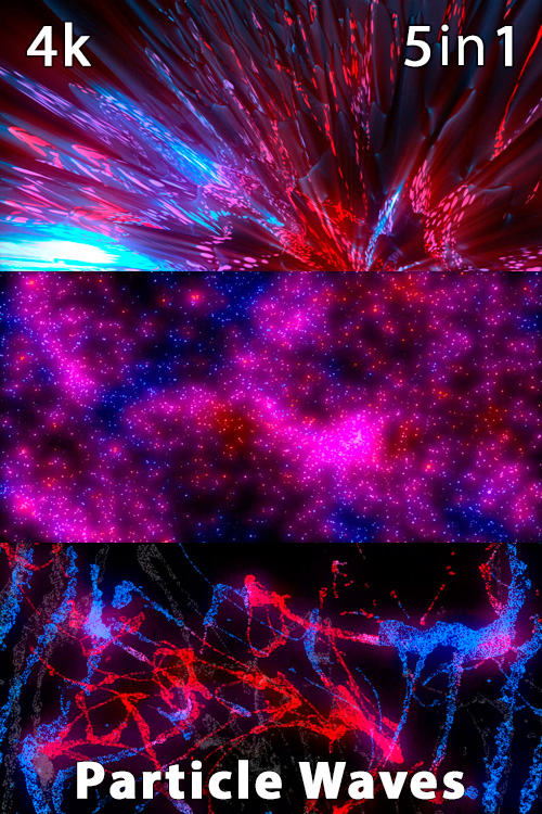 Particle Waves 4K (5in1)