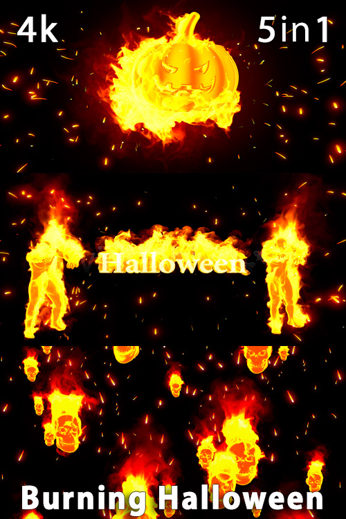 Burning Halloween 4K (5in1)
