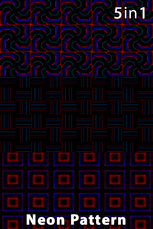 Neon Pattern (5in1)