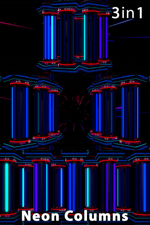 Neon Columns (3in1)