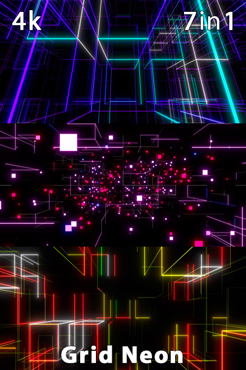 Grid Neon 4K (7in1)