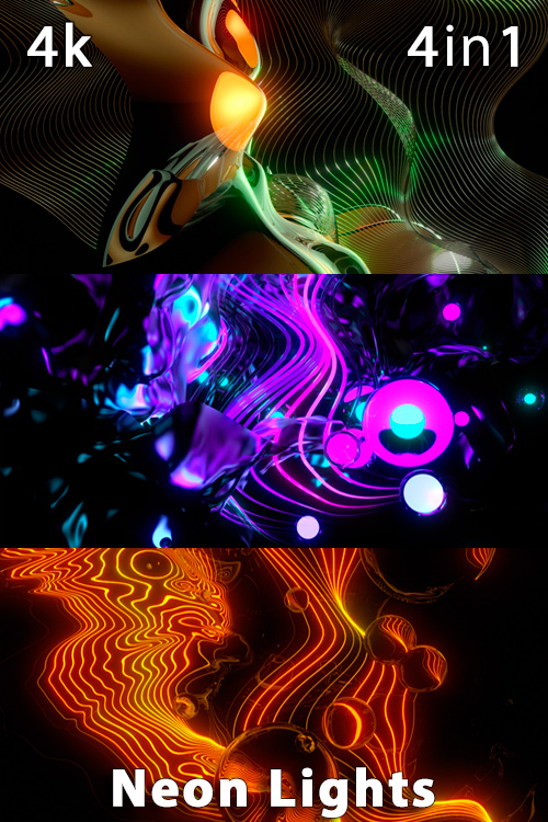 Neon Lights 4K (4in1)