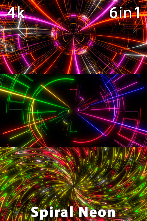 Spiral Neon 4K (6in1)